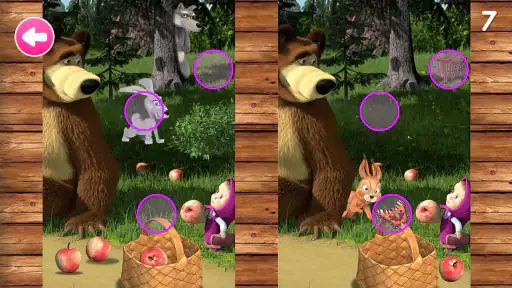 माशा और भालू। शैक्षिक खेल screenshot
