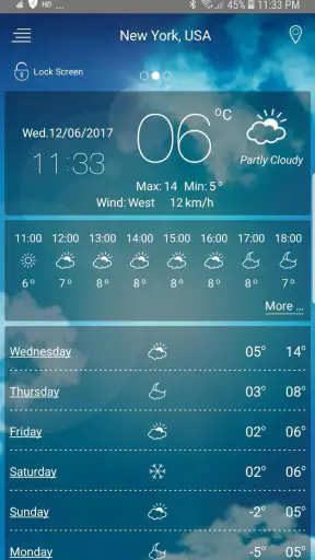 मौसम पूर्वानुमान screenshot