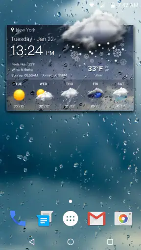 मौसम पूर्वानुमान विजेट screenshot