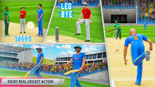 रियल चैम्पियनशिप क्रिकेट गेम screenshot