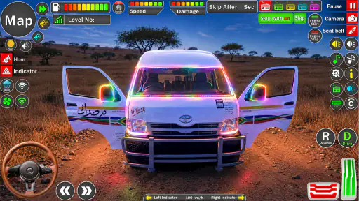 वैन ड्राइविंग दुबई वैन गेम screenshot