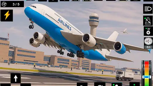 विमान सिम्युलेटर - उड़ान खेल screenshot