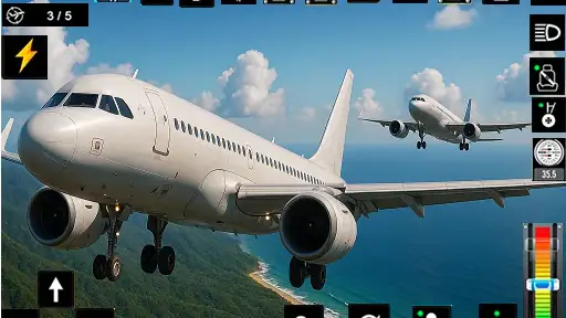 विमान सिम्युलेटर - उड़ान खेल screenshot