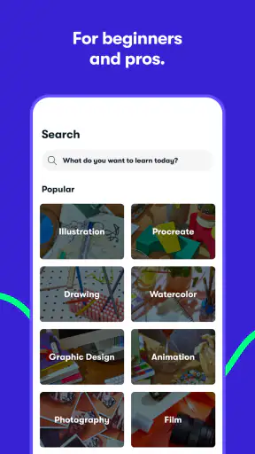 स्किलशेयर ऑनलाइन क्लासेस screenshot