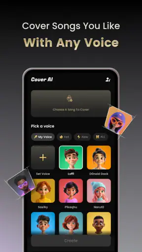 संगीत AI: कवर सॉन्ग जेनरेटर screenshot