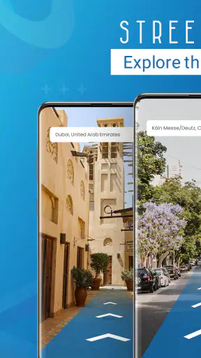 स्ट्रीट व्यू मैप रूट प्लानर screenshot