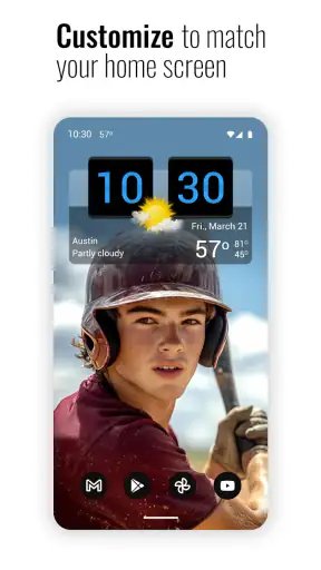 सेंस फ्लिप क्लॉक और वेदर प्रो screenshot