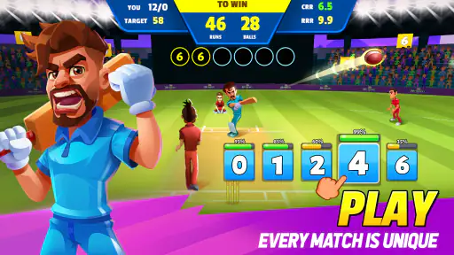 हिटविकेट - क्रिकेट गेम 2026 screenshot