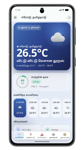 வானிலை அறிக்கை screenshot