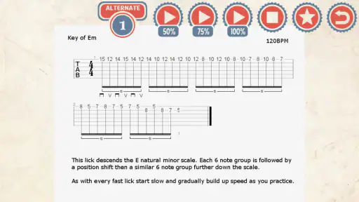 85 Metal Guitar Licks screenshot