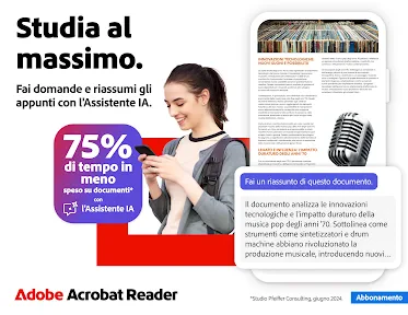 Adobe Acrobat Reader per PDF screenshot