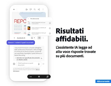 Adobe Acrobat Reader per PDF screenshot