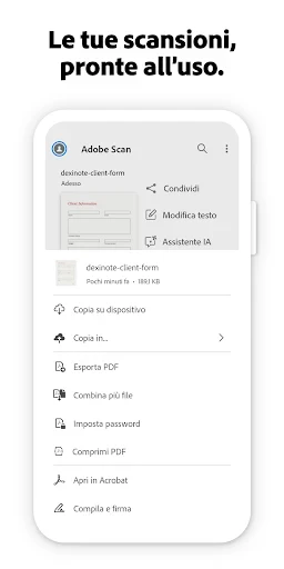 Adobe Scan: Scanner PDF e OCR screenshot