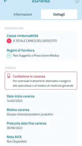 AIFA Medicinali screenshot