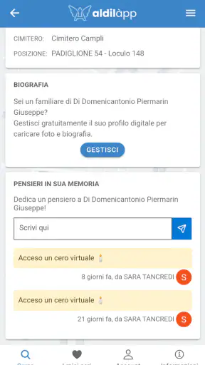 Aldilapp screenshot