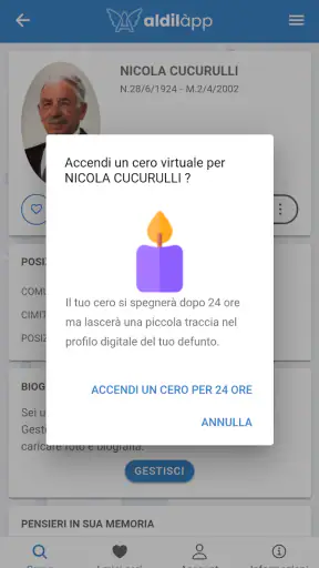 Aldilapp screenshot