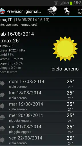 Allarme Meteo IT screenshot