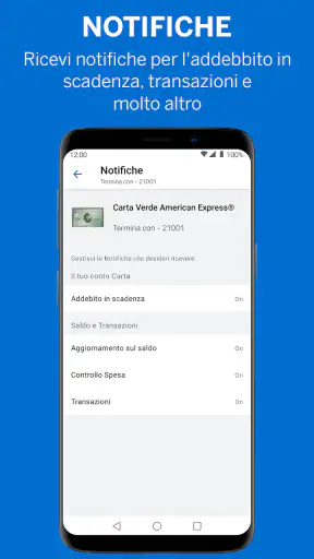 Amex Italia screenshot