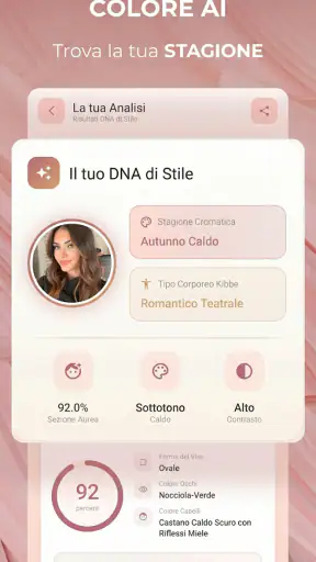 Analisi Colore e Viso con IA screenshot