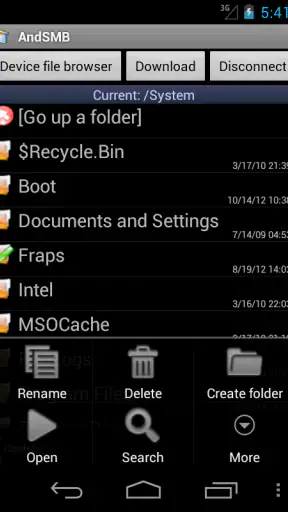 AndSMBPro screenshot