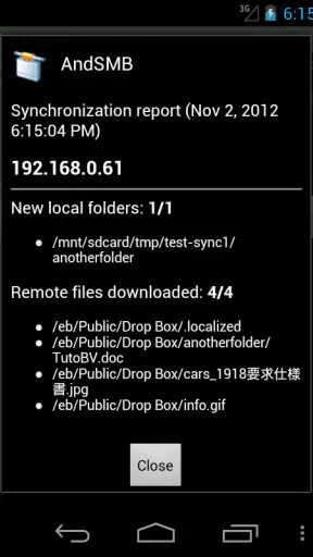 AndSMBPro screenshot