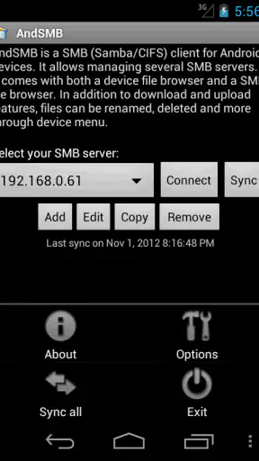 AndSMBPro screenshot