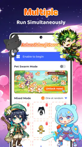 Anime Shimeji Pets On Screen screenshot