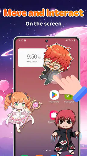 Anime Shimeji Pets On Screen screenshot