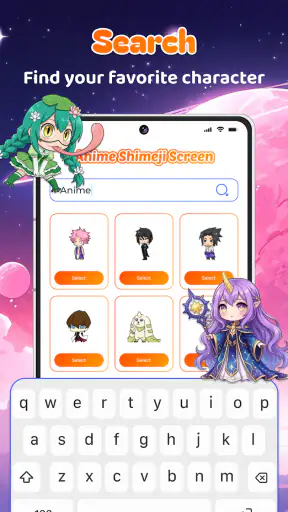 Anime Shimeji Pets On Screen screenshot