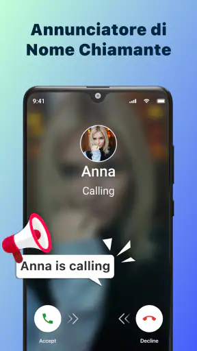 Annunciatore Nome Chiamante screenshot