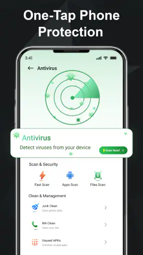 Antivirus: Pulizia spazzatura screenshot