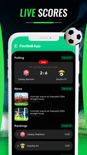 App di calcio in diretta screenshot