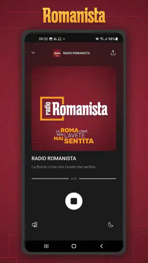 App Romanista screenshot