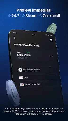 App XM: il trading sicuro screenshot