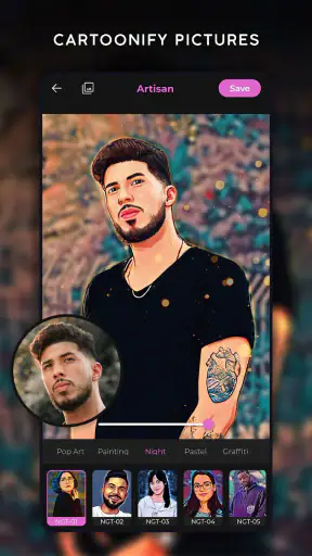 Artisan: Foto Cartoon Efetti screenshot