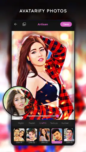 Artisan: Foto Cartoon Efetti screenshot
