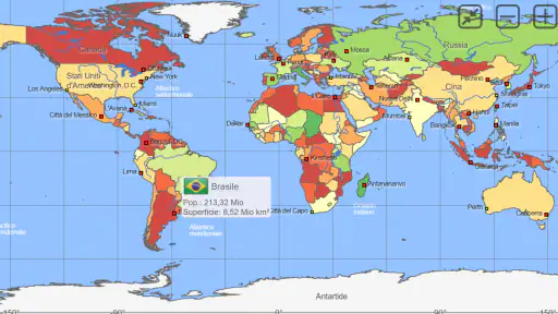 Atlante mondiale MxGeo Pro screenshot