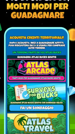 ATLAS:EARTH: Ottieni Premi screenshot
