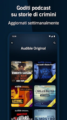 Audible: audiolibri e podcast screenshot