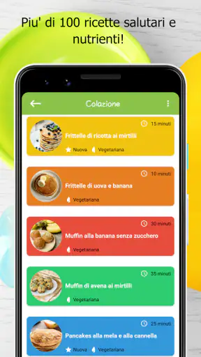 Autosvezzamento Guida Ricette screenshot