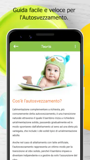 Autosvezzamento Guida Ricette screenshot