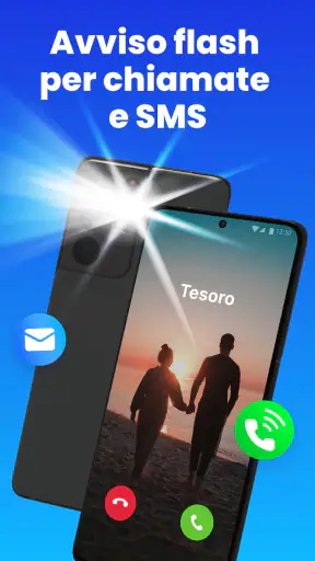 Avviso flash su chiamate e SMS screenshot