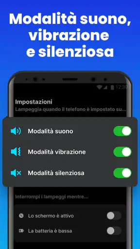 Avviso flash su chiamate e SMS screenshot