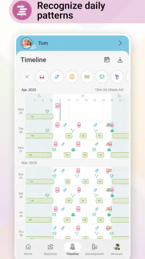 Baby Daybook - Diario neonato screenshot