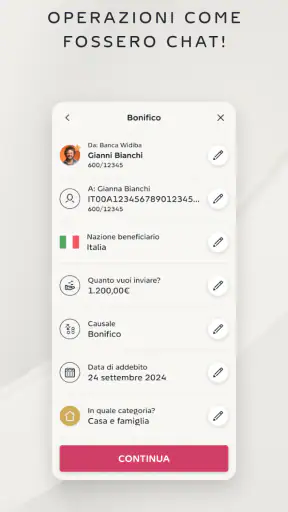 Banca Widiba screenshot
