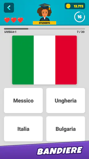 Bandiere 2: Geografia Quiz screenshot