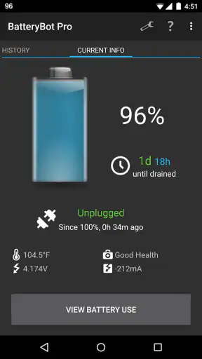 BatteryBot Pro screenshot