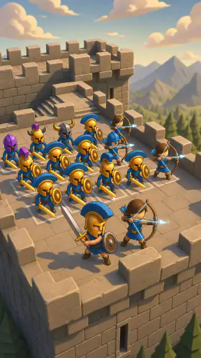 Battle Simulator: Merge Master screenshot