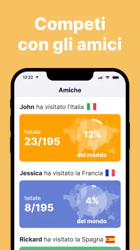 been: segna paesi visitati screenshot