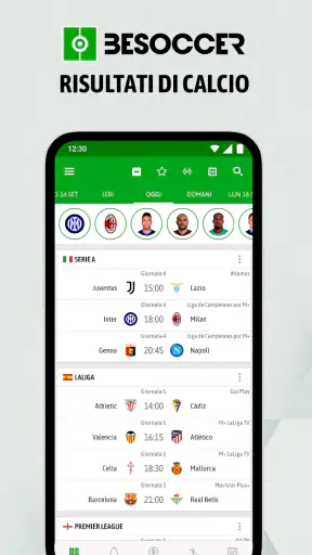 BeSoccer: Calcio in diretta screenshot
